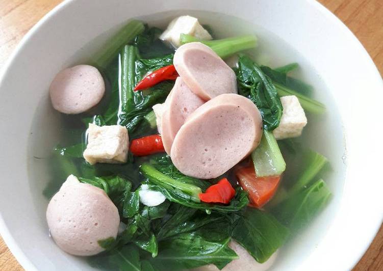 gambar untuk resep makanan Sayur Sawi Tahu