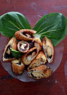 Roti coklat keju pisang goreng