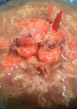Udang dan Telur Kuah Kuning