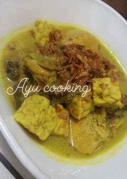 Opor ayam tempe