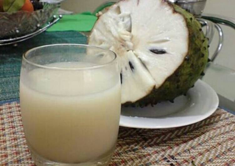 Resep Jus Sirsak Susu Dari Lianza Kaawoan