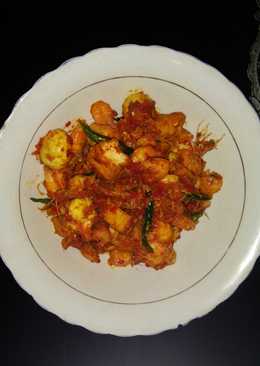 Balado Udang Tahu Telur