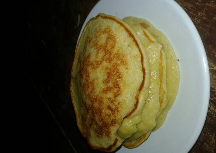 resep lengkap untuk Banana buttermilk pancake (no bp)