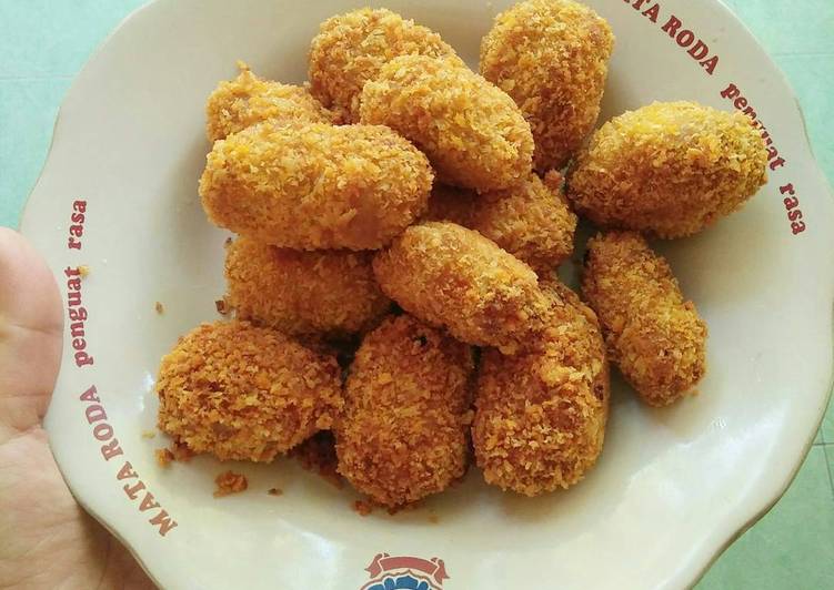 resep lengkap untuk Nugget Daging Sapi Homemade