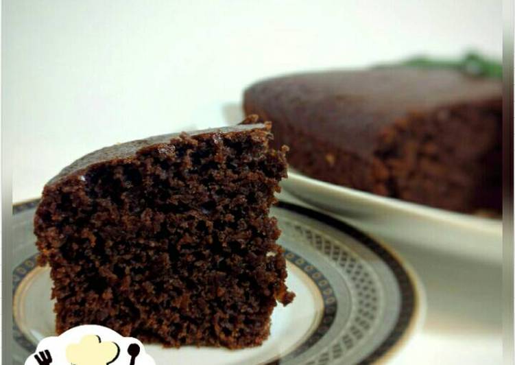 gambar untuk resep makanan Eggless Chocolate Cake