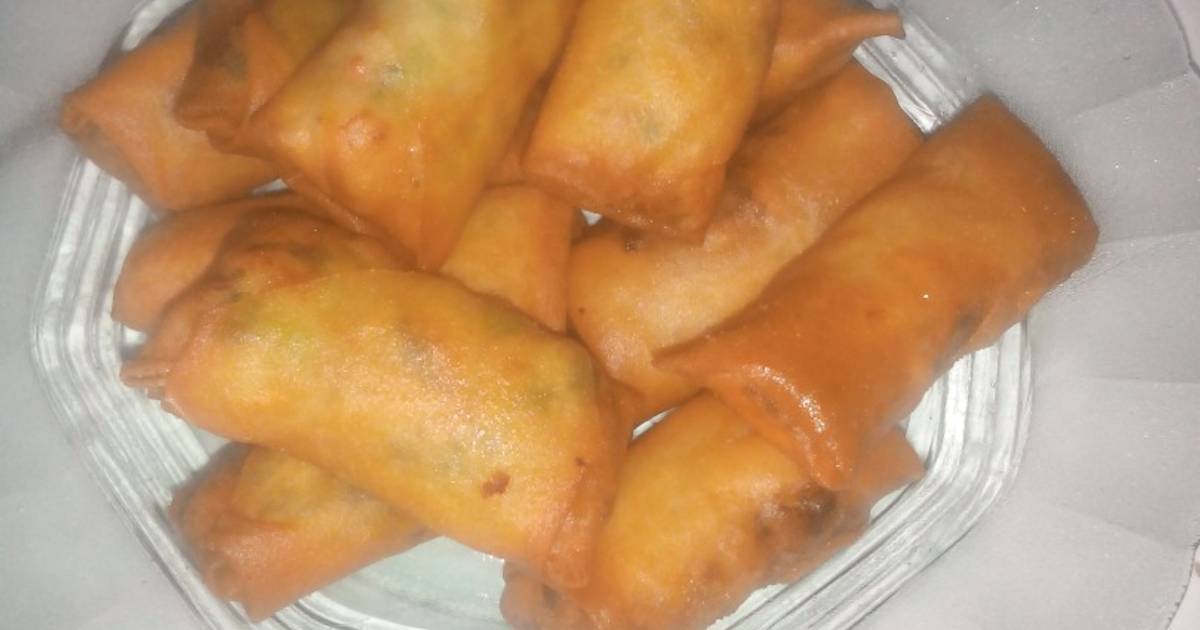 Resep Lumpia isi ayam sayur ala rosa ayu