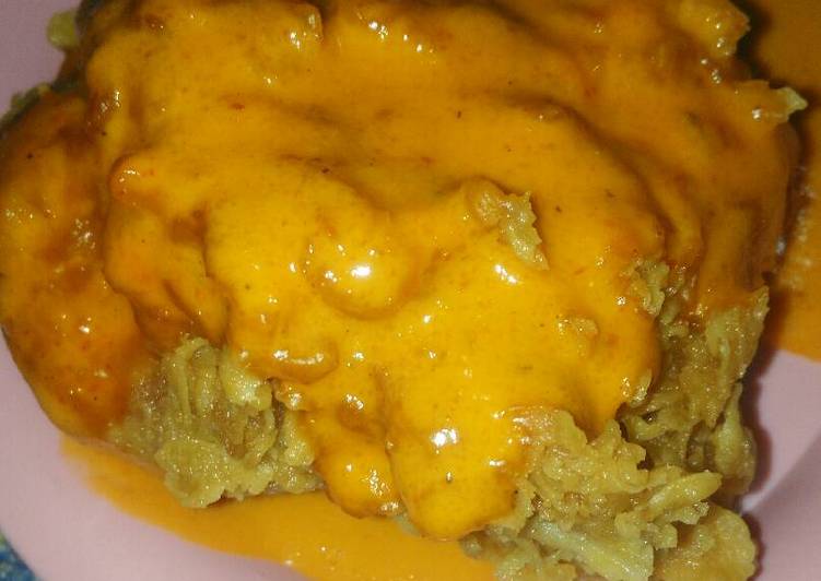 resep Cheesse hot chicken