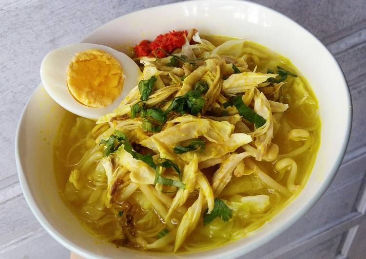 gambar untuk cara membuat Soto Ayam Lamongan Maknyus