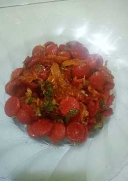 Sosis saus pedas manis