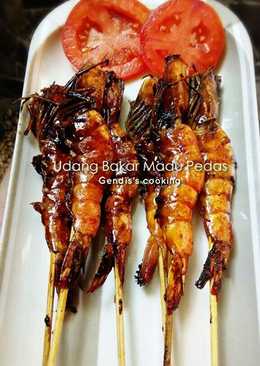 Udang Bakar Madu Pedas