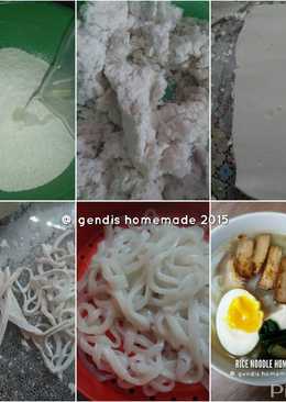 Mie Beras Homemade - Kwetiau 