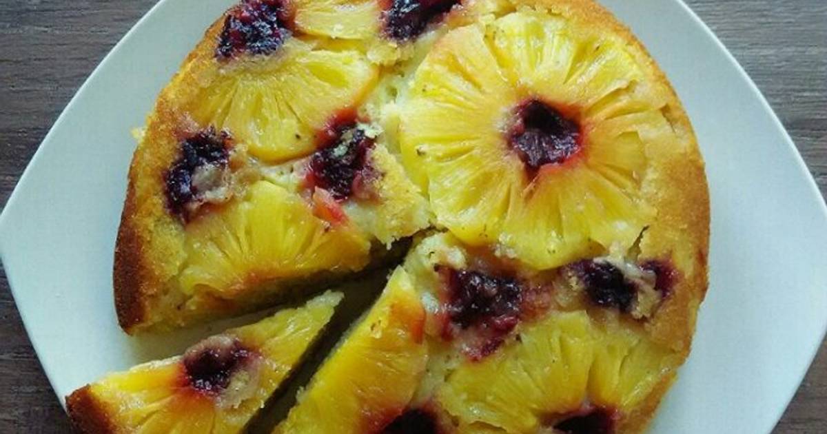 Resep UpsideDown Pineapple Cake by Gendis Resep UpsideDown Pineapple Cake by Gendis