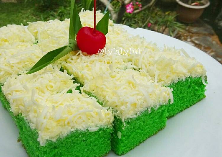 resep masakan Cake Pandan Keju