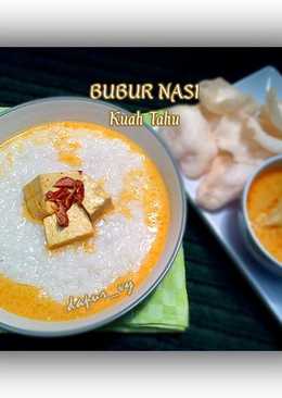 BUBUR Nasi Sisa siram Kuah  Santan