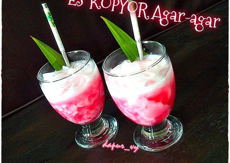 Resep ES KOPYOR AGAR-AGAR Kiriman dari dapurVY