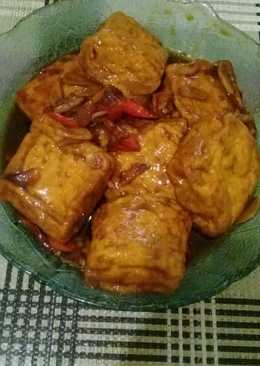 Tahu goreng saus tiram sederhana