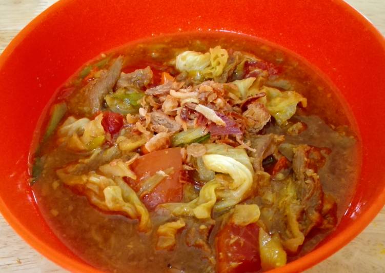 Resep Tongseng sapi pedas manis