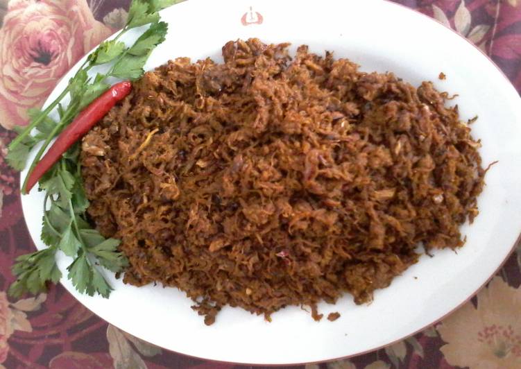 Resep Abon sapi anti ribet 🐃🐃😆🐂 oleh Mama anita - Cookpad