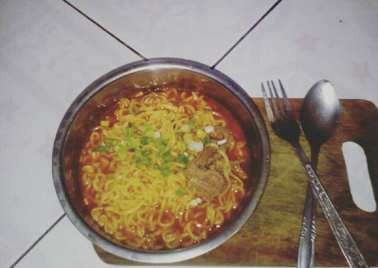 resep makanan Ramen instan yummy