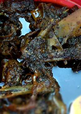 Bebek rica bumbu hitam ala bebek madura