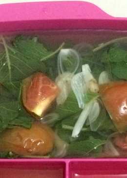 Sayur Bening Bayam (tanpa MSG)