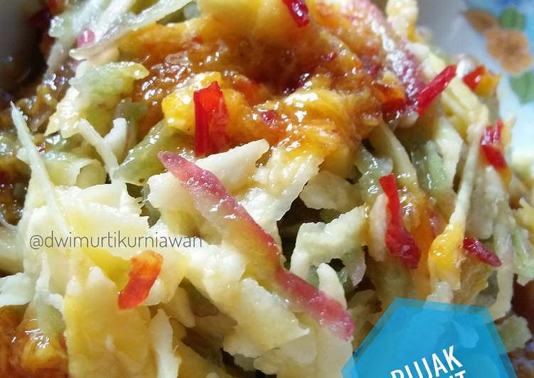 resep makanan Rujak buah serut