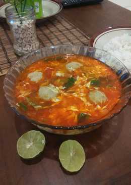 Bihun kuah tomyam