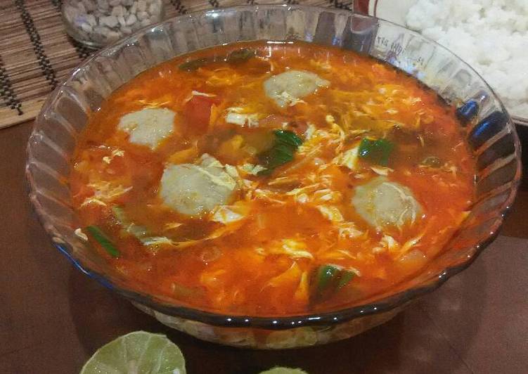 resep masakan Bihun kuah tomyam