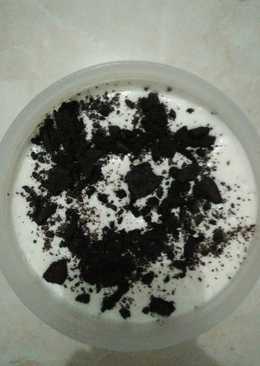 Ice cream oreo vanila simple