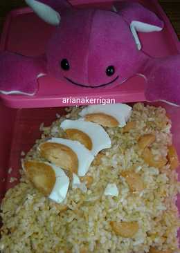 Nasi goreng telor asin #idebekal