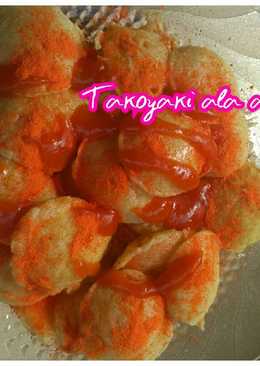 Takoyaki simple (telor cubit)