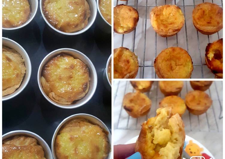 resep makanan Egg tart simple