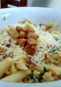 Penne Beef Carbonara