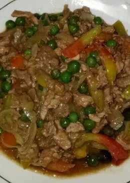 Teriyaki daging dadakan