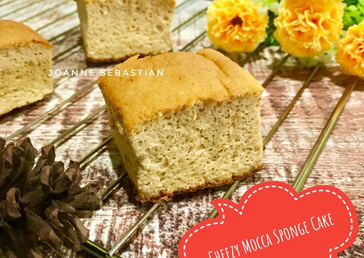 Cheezy Mocca Sponge Cake -keto