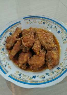 Spicy chicken wings#simple