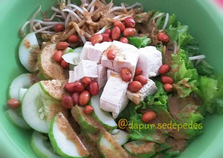 resep makanan Asinan Sayur Bumbu Kacang