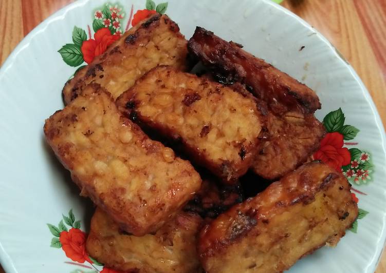 resep Tempe Bacem Bumbu Lengkuas simpel no ribet