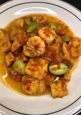 Sambal tahu udang pete