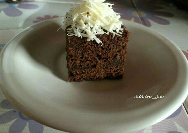 resep lengkap untuk Brownies kukus lembut ny liem