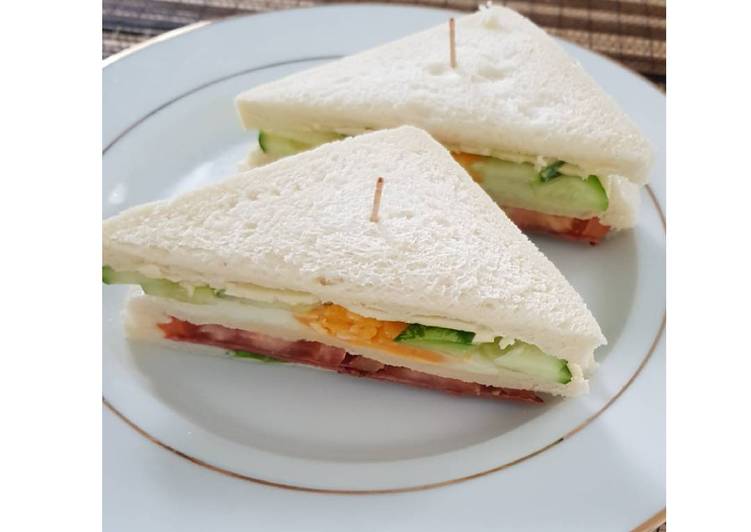 gambar untuk cara membuat Sandwich suka2