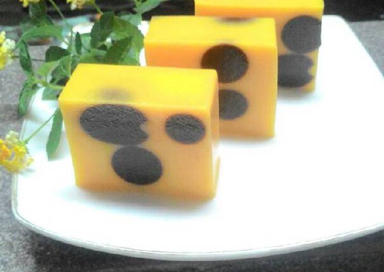 resep Puding Labu Bola Bola Coklat