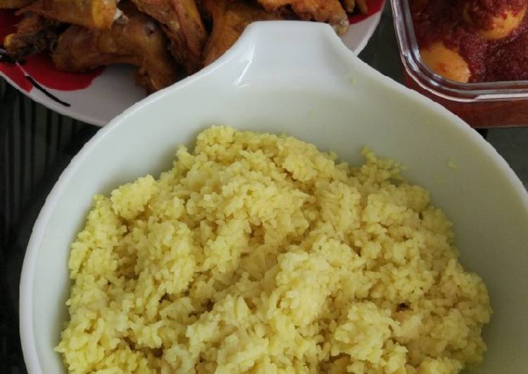 cara membuat Nasi Kuning Simple