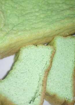 Pandan Chiffon cake keto ekonomis #ketopad