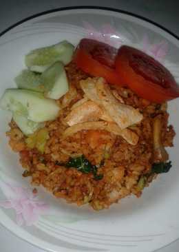 Nasi Goreng Sayur Ayam suir ala Padang