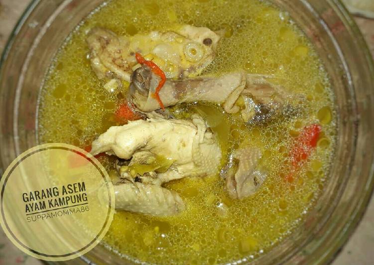 gambar untuk resep Garang Asem Ayam Kampung (tanpa santan)