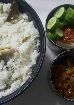 Nasi liwet rumahan