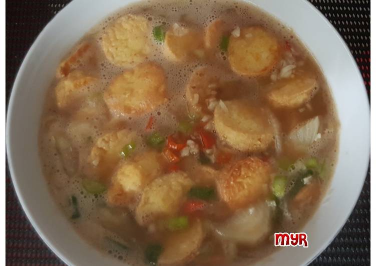 gambar untuk resep Tofu Kuah Saus Tiram Pedas