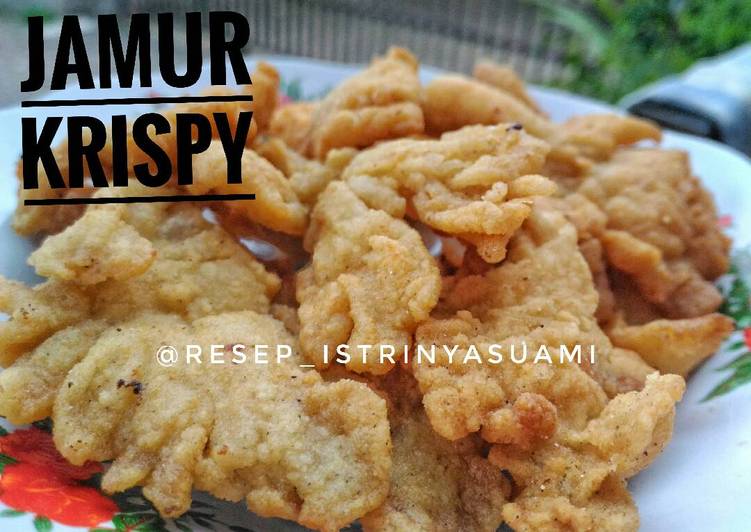 resep makanan Jamur tiram putih kraus kraus crispy