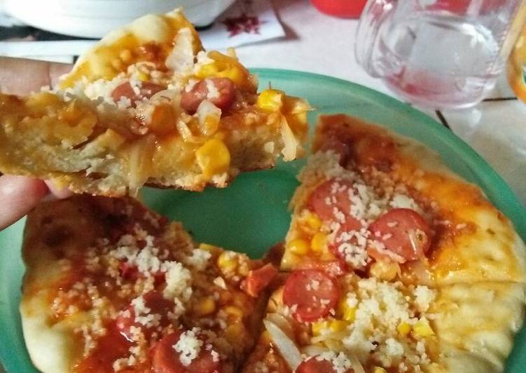 Resep Pizza teflon sederhana - oktaitureni